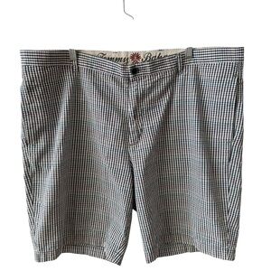 Tommy Bahama Blue and White Gingham Flat Front Men’s Shorts